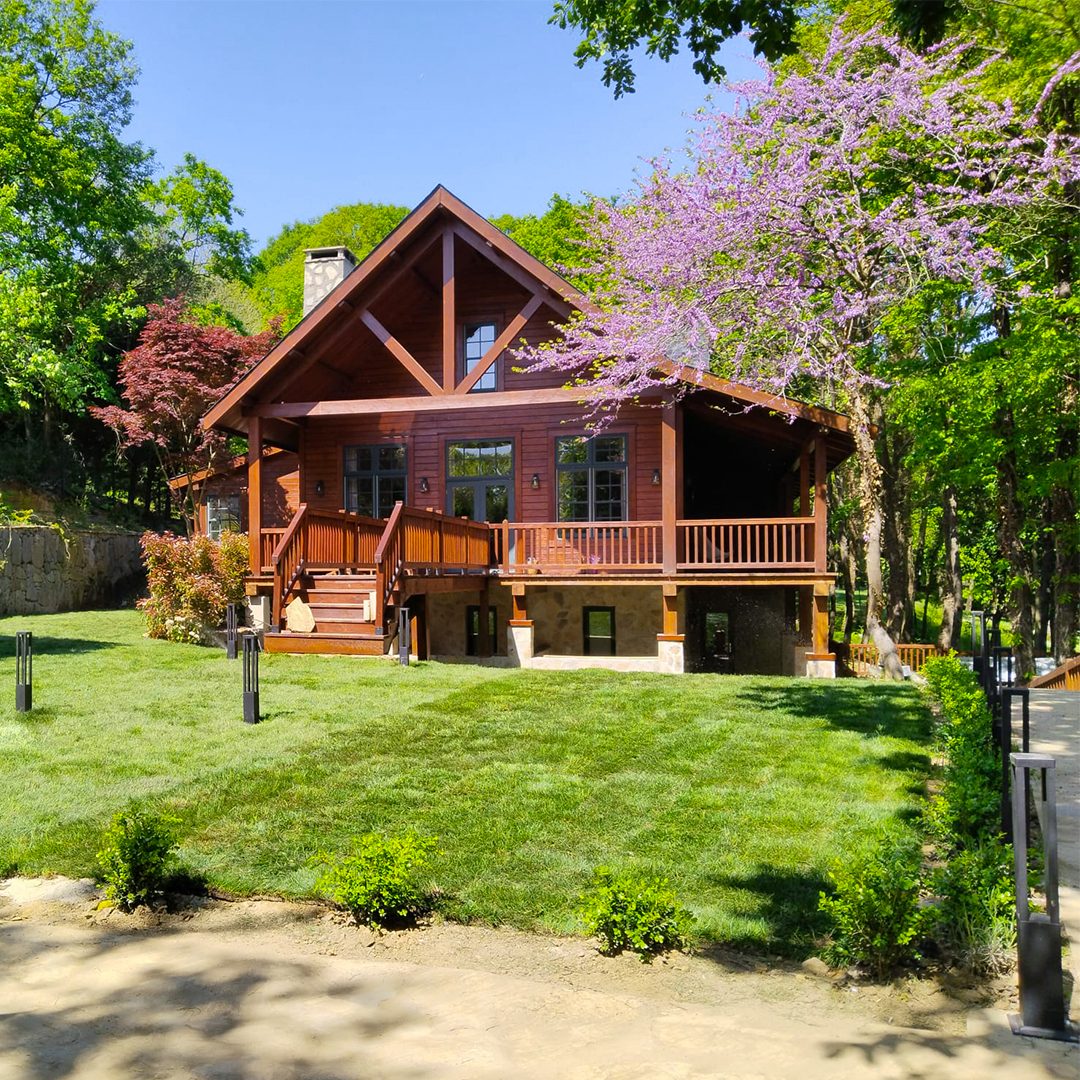 İstanbul Kemer Country Kütük Evler Villa Projesi — fotoğraf 1