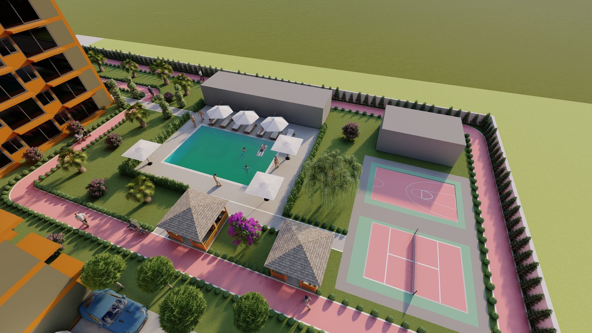 Uysal Yapı Site Peyzaj Tasarım Projesi — fotoğraf 3